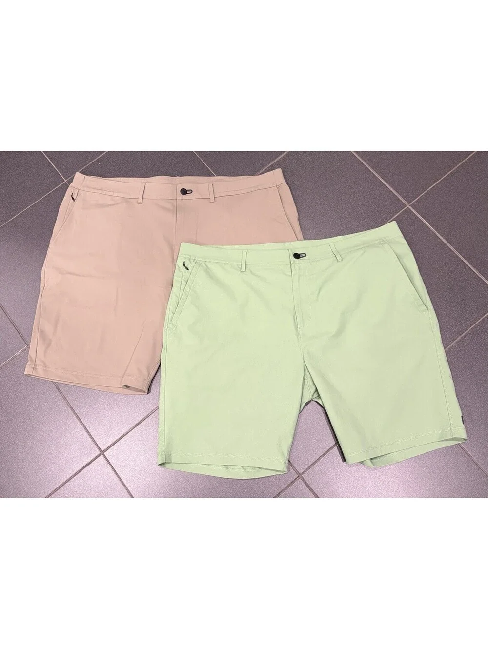 Public Rec Workday 2.0 Gamechanger Shorts Lot Of 2 Men’s Size 40 Ash Green